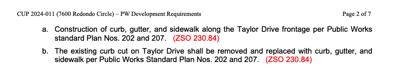 Read the additional zoning document!