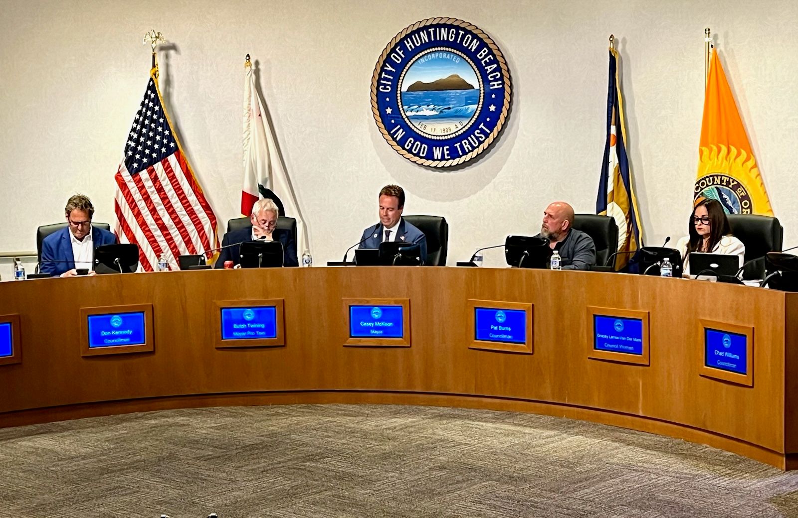 Speakers at City Council Meeting