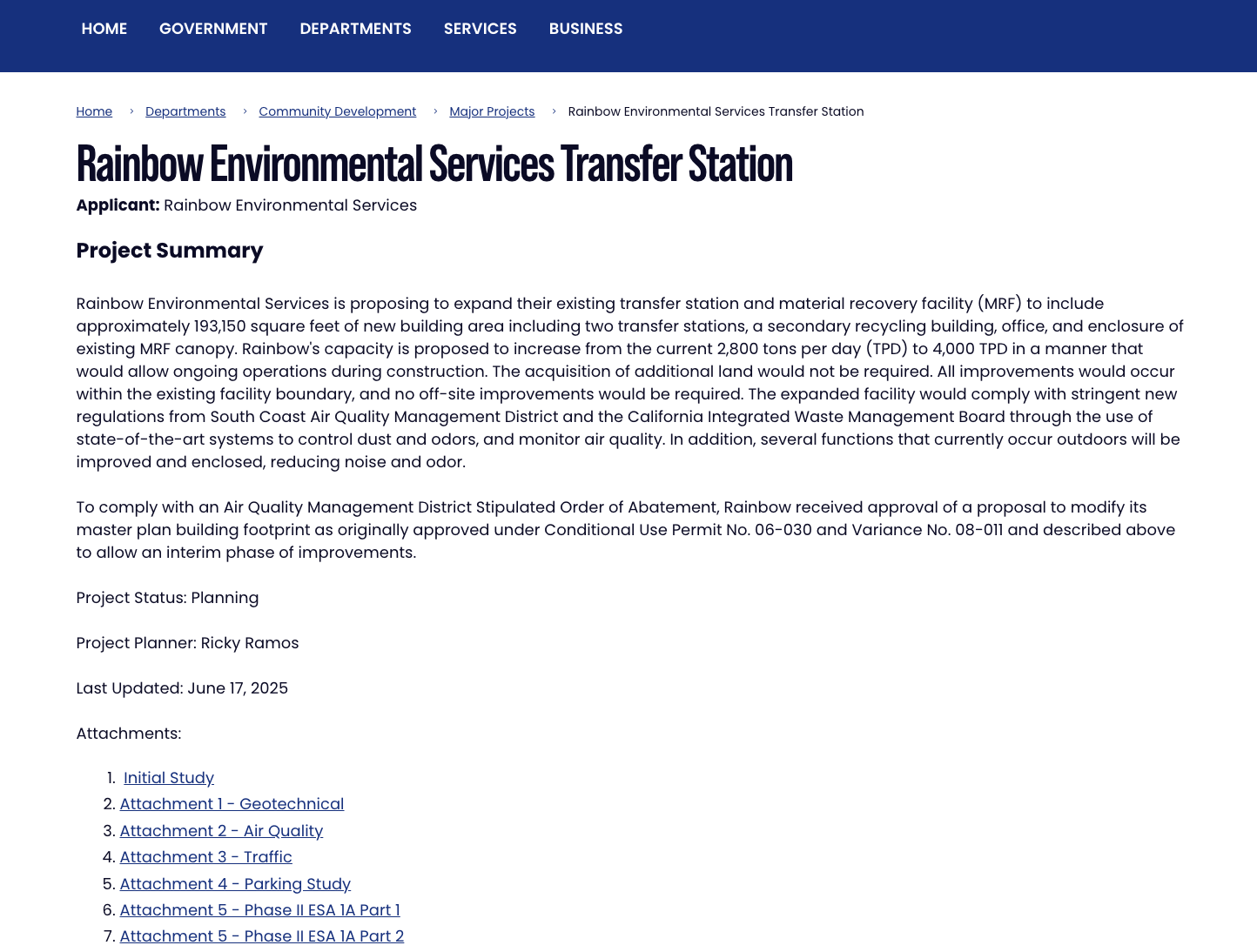 Trash Project in HB still planning stages