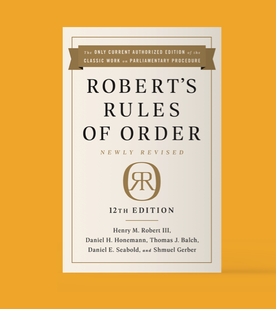 Robert's Rules of Order