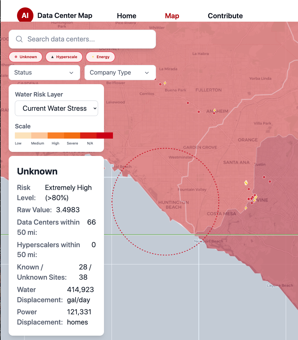 Ai Data Center Map