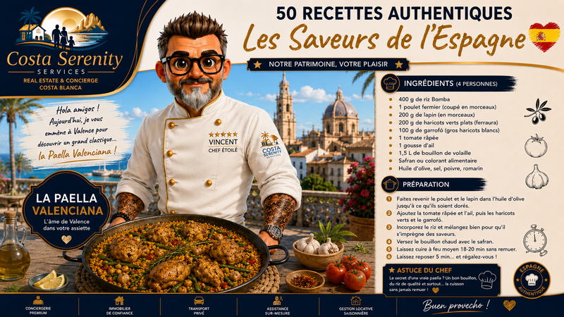 Recettes authentiques d’Espagne