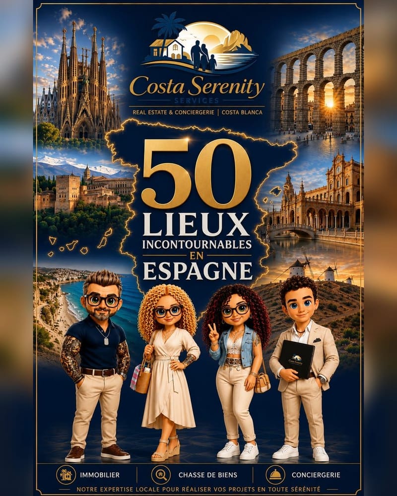 Lieux incontournables en Espagne