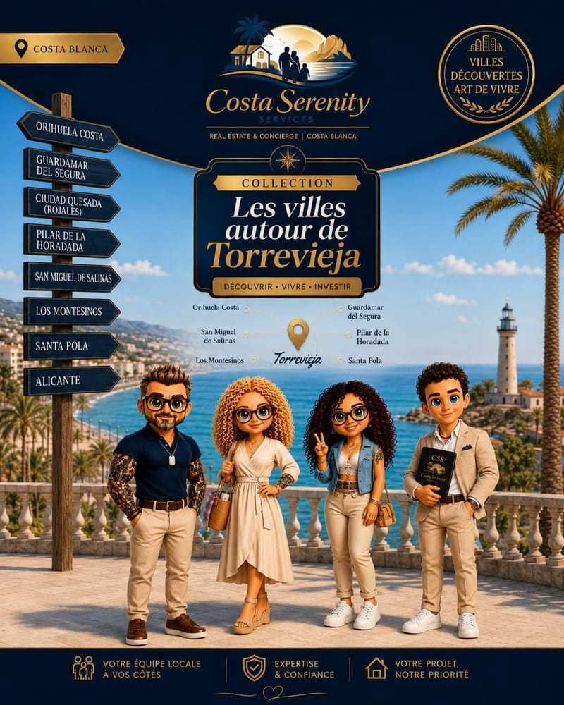 Les Villes autour de Torrevieja