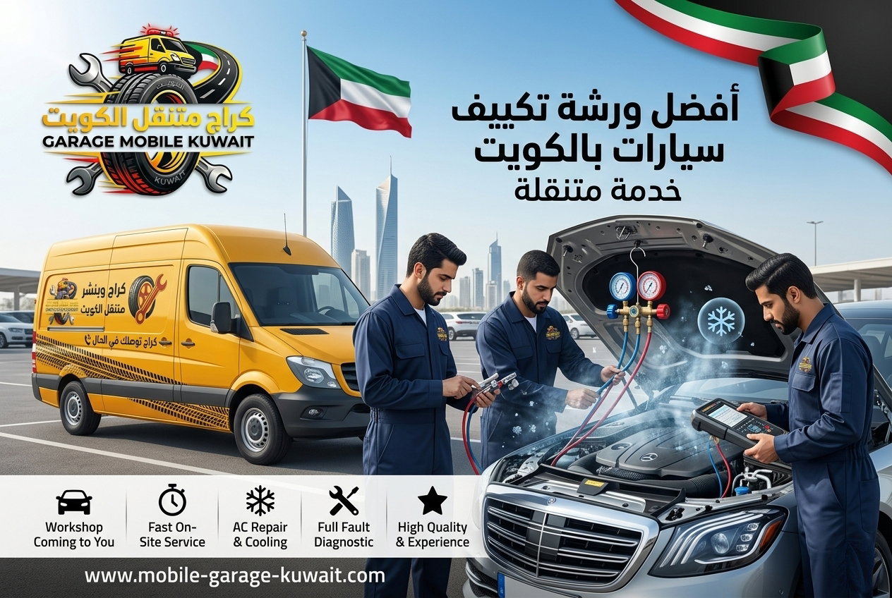 أفضل ورشة تكييف سيارات بالكويت خدمة متنقلة