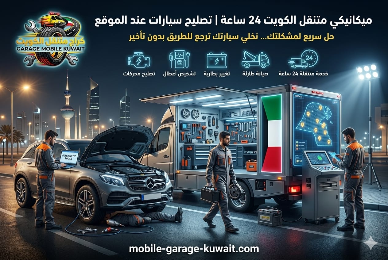 ميكانيكي متنقل للسيارات الأمريكية والألمانية بالكويت