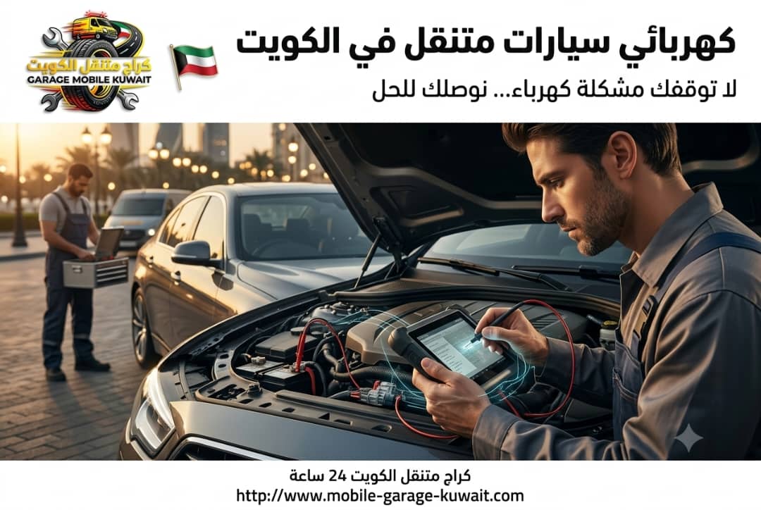 كراج متنقل الكويت 24 ساعة: تقييم فني كهرباء السيارات