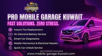 Mobile Puncture Repair Kuwait — Flat Tire Fixed in 28 Minutes at Your Location