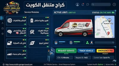 كراج متنقل الكويت: الدليل الشامل لخدمات صيانة السيارات على الطريق