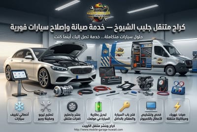 تصليح تيربو جليب الشيوخ | فحص وصيانة التيربو المتنقلة