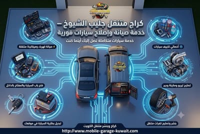 ميكانيكي متنقل جليب الشيوخ | صيانة وإصلاح جميع أنواع السيارات