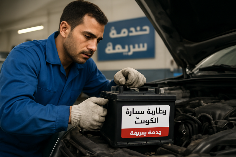 بطارية سيارة الكويت خدمة سريعة