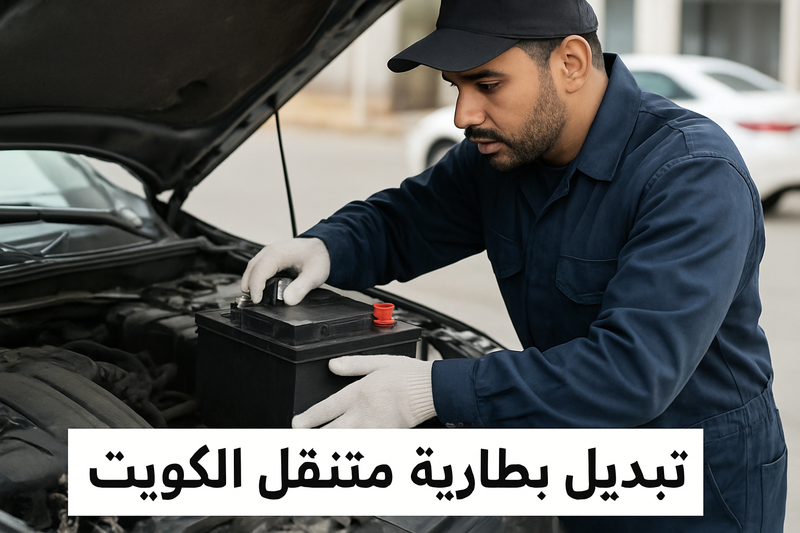 تبديل بطارية متنقل الكويت