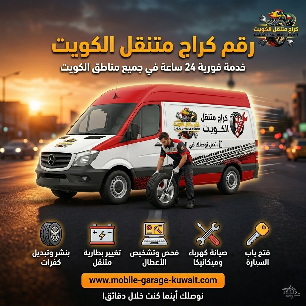 رقم كراج متنقل الكويت