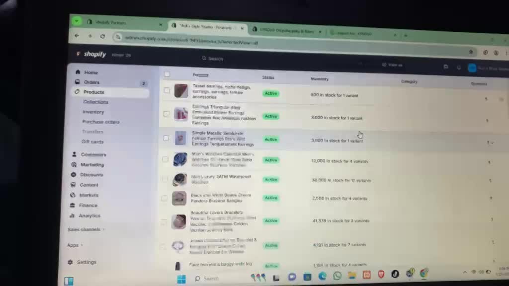 Shopify Store Setup & Product Uploading and Supplier Connection