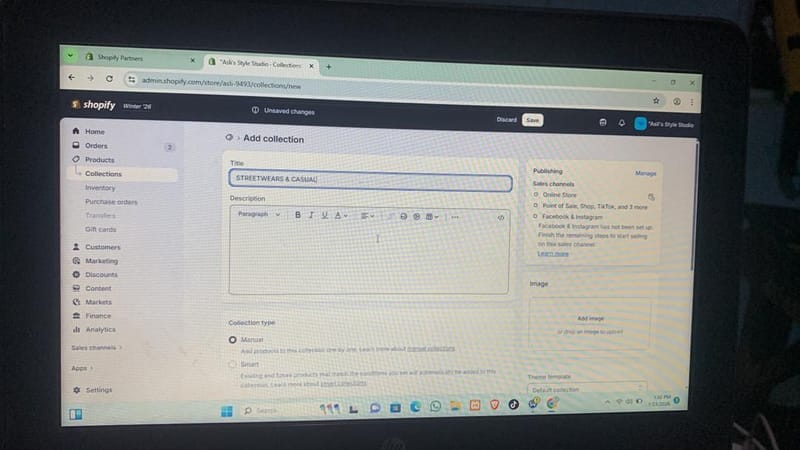 Shopify Store Setup & Product Uploading and Supplier Connection