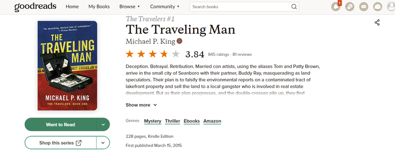 Book Marketing – Listopia Promotion for “The Traveling Man”Book Marketing – Listopia Promotion for “The Traveling Man”