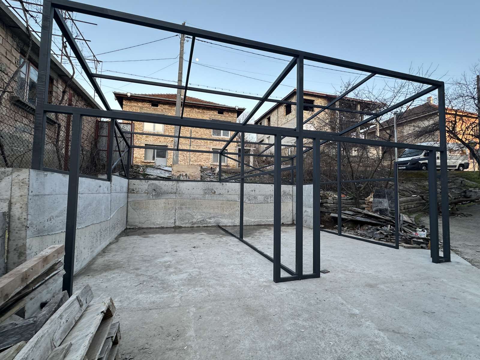 Метална конструкция и термопанели