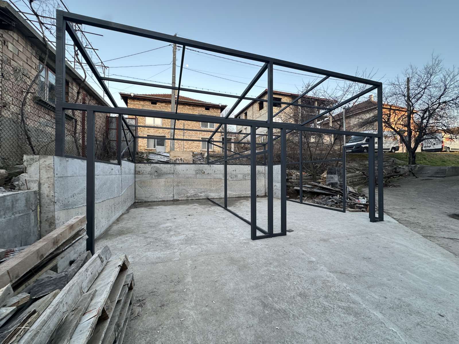 Метална конструкция и термопанели