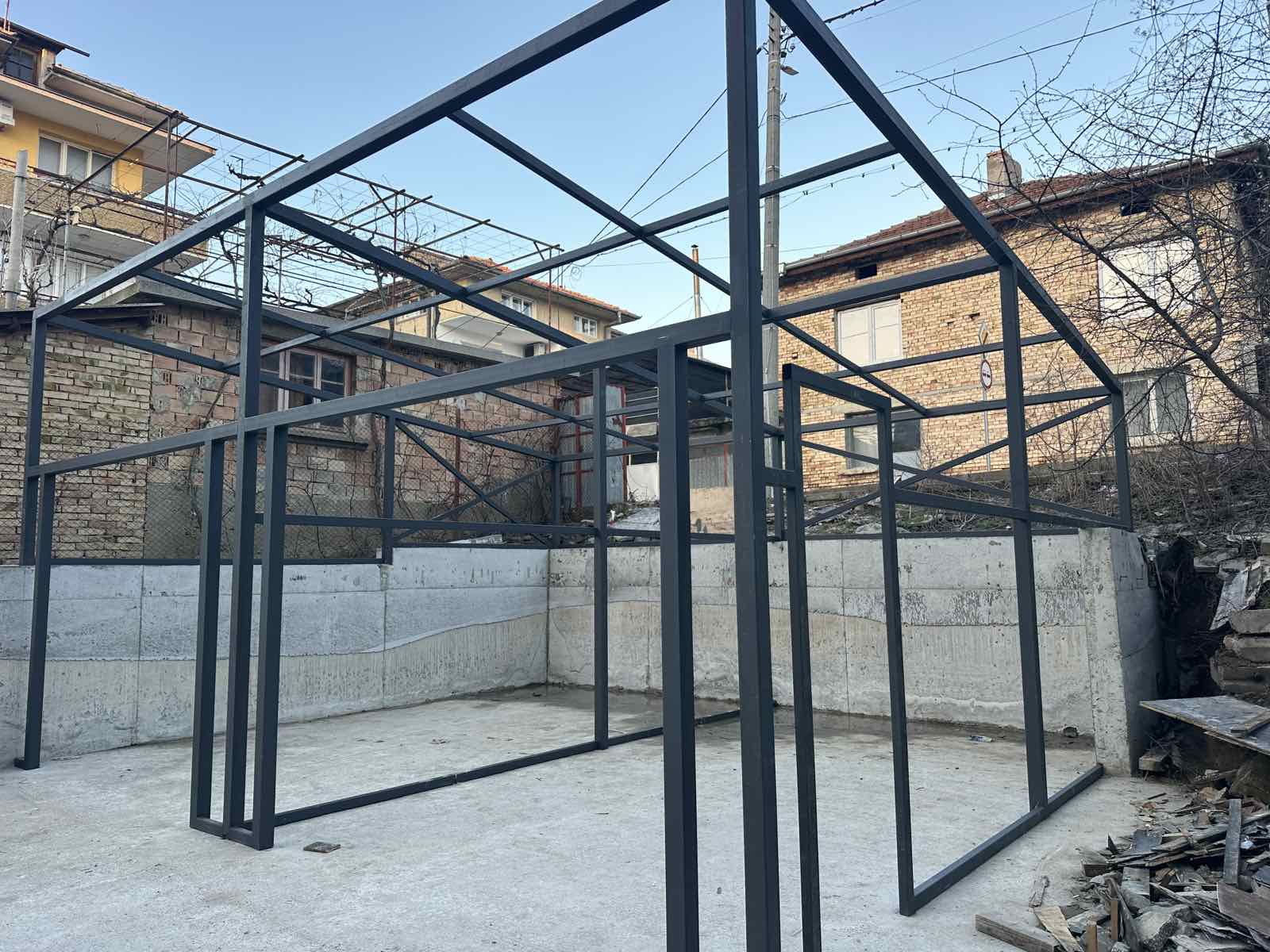 Метална конструкция и термопанели