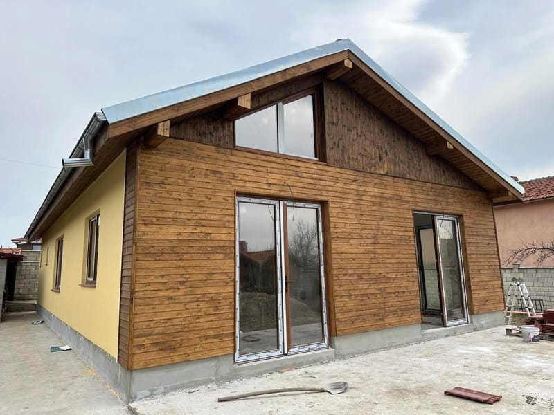 Строителство на рамково-панелна къща 120 кв.м.