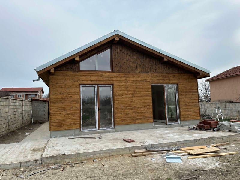 Строителство на рамково-панелна къща 120 кв.м.