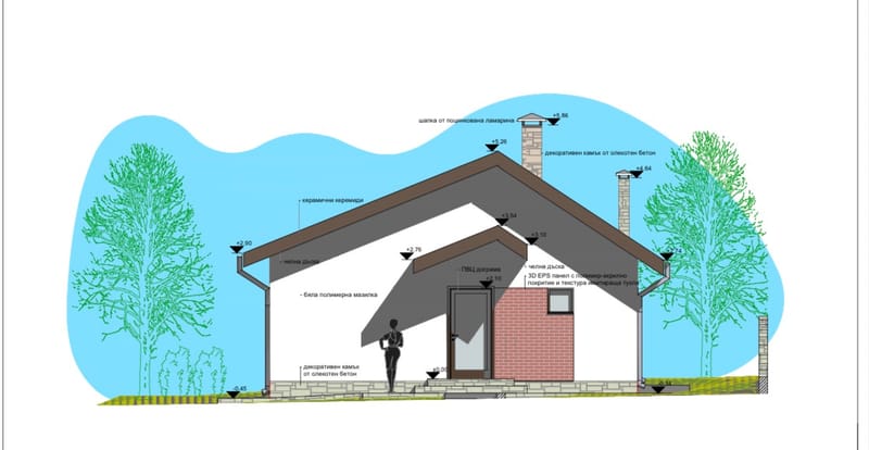 Дървена сглобяема къща 