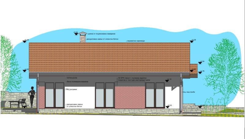 Дървена сглобяема къща 