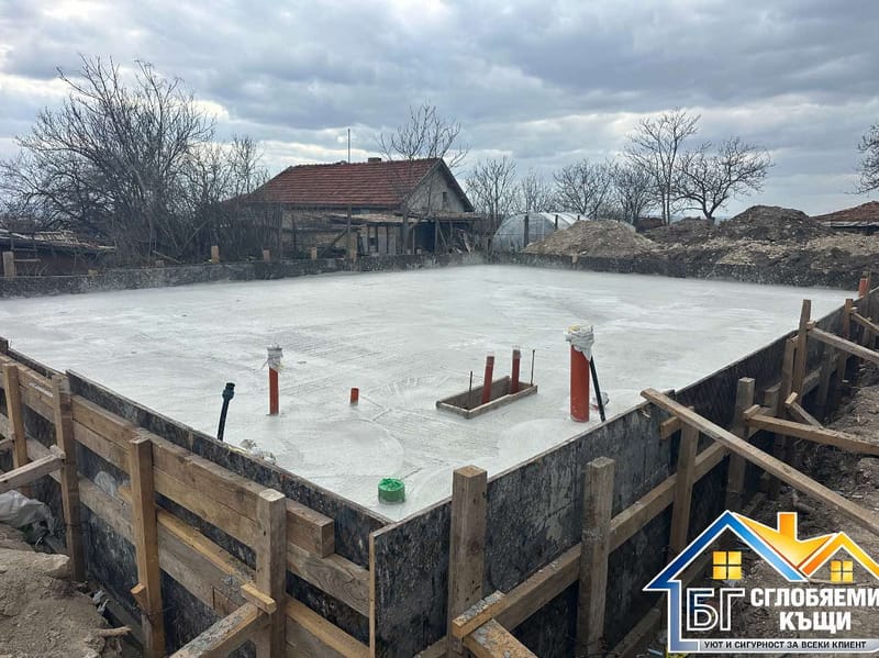 Дървена сглобяема къща 