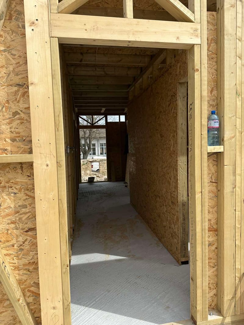 Дървена сглобяема къща 