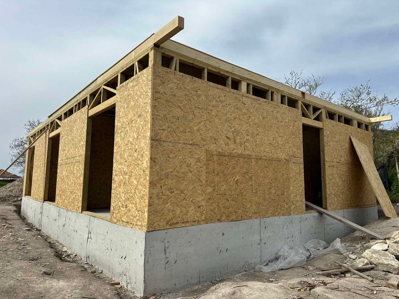 Дървена сглобяема къща 