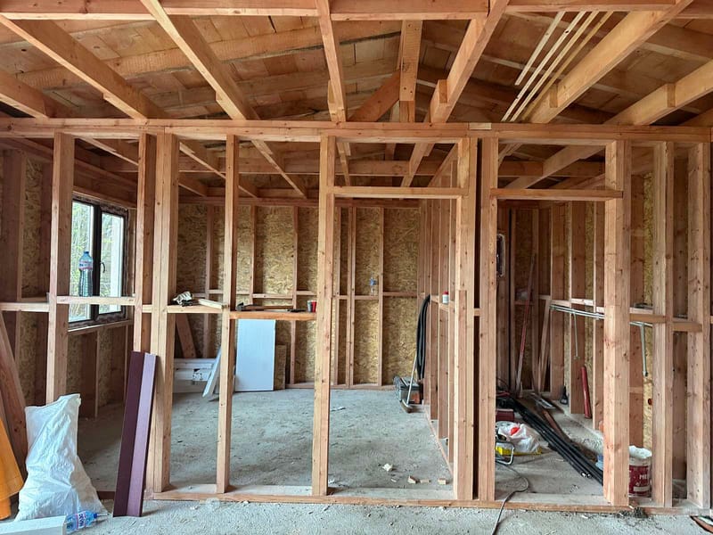 Дървена сглобяема къща