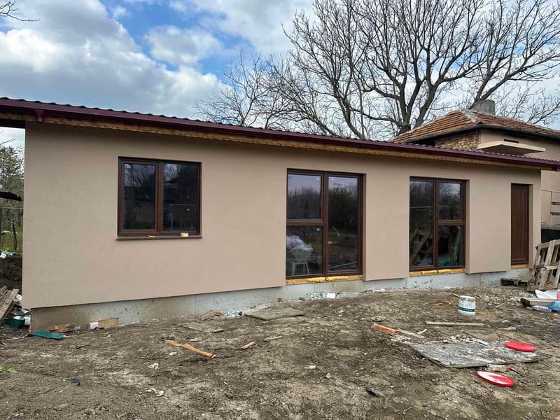 Дървена сглобяема къща