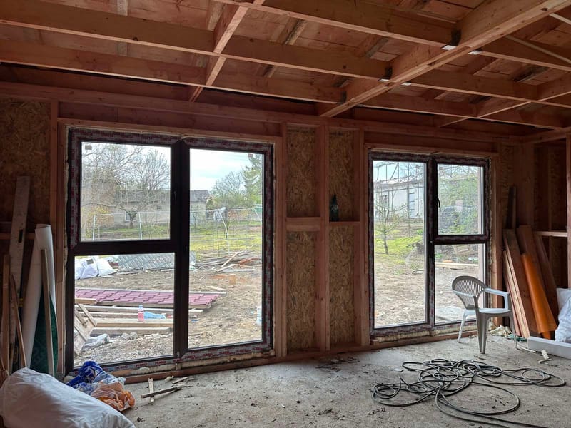 Дървена сглобяема къща