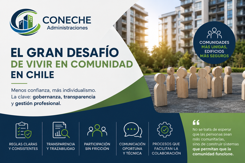 El gran desafío de vivir en comunidad en Chile
