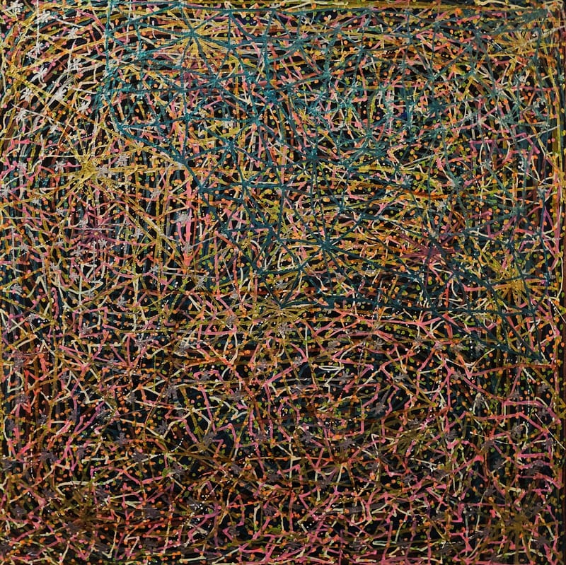 (dark lights lover) this painting? prefers dark lights. like me.