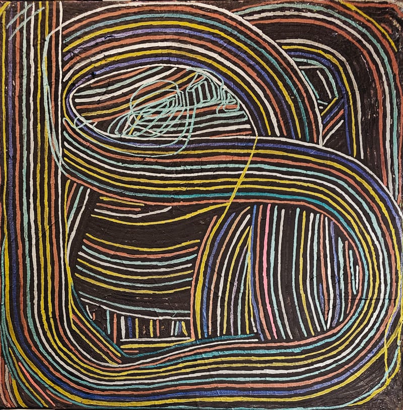 (dark lights lover) this painting? prefers dark lights. like me.