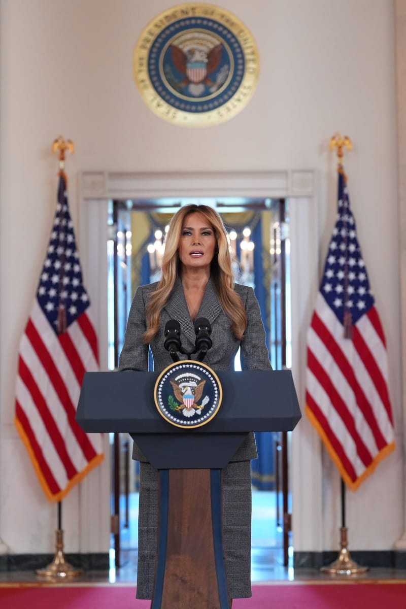 USA's first lady; Melania Trump on Epstein Files