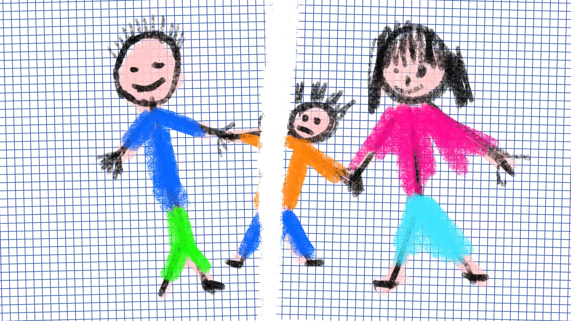 Echtscheiding met 2 jonge kinderen