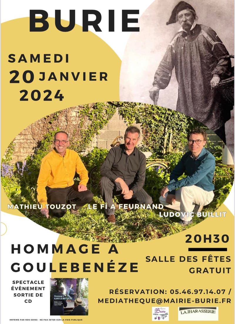 Mathieu Touzot & Le Fî a Feurnand chantent Goulebenéze (trio)