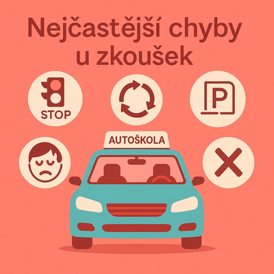Nejčastější chyby u závěrečných zkoušek v autoškole 🚗 (Zdenka učí řídit)