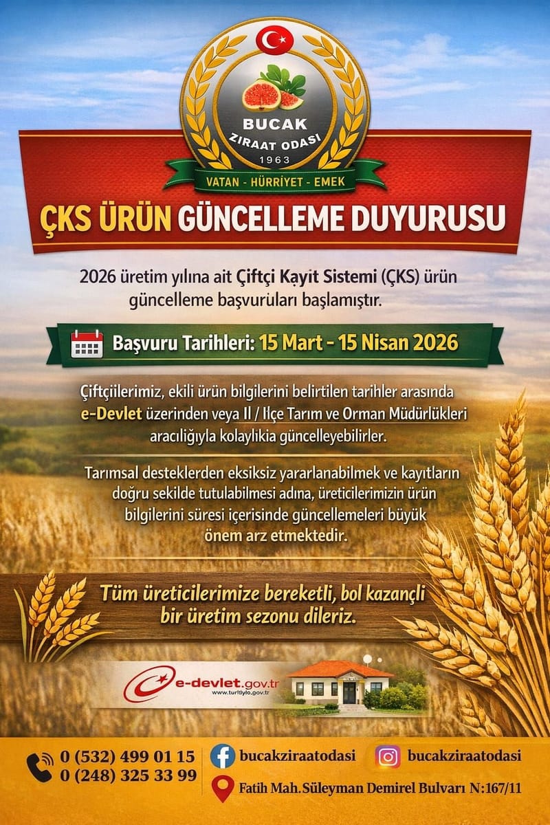 ÇKS Ürün Güncellemesi