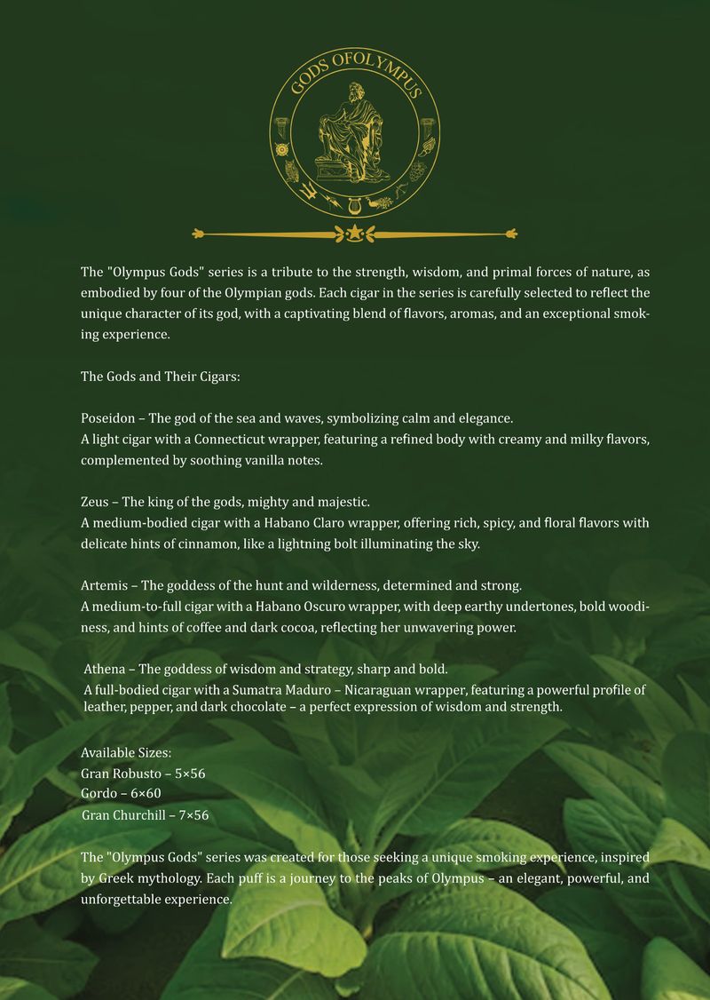 The story of the "Gods of Olympus" series