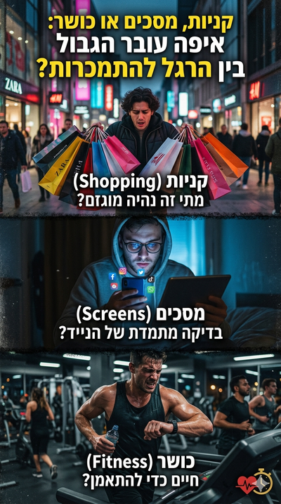 קניות, מסכים או כושר: איפה עובר הגבול בין הרגל להתמכרות? - חומר למחשבה - הארץ