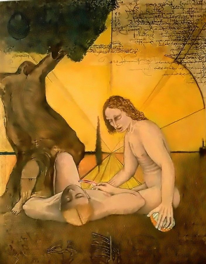 O Gênese de Luz e Sombra: Uma Análise Estética de "Criação de Eva"-Flávio Dutka