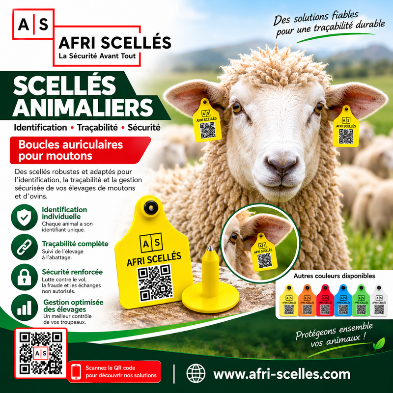 Boucles auriculaires pour moutons et ovins