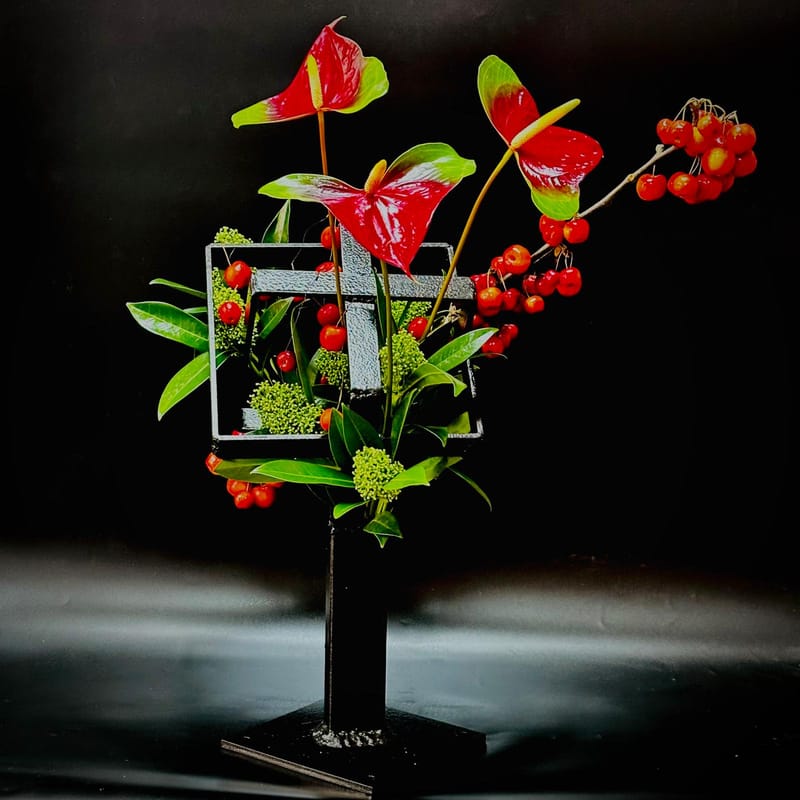 Third Grade Teacher of the Sogetsu School of Ikebana Tokyo