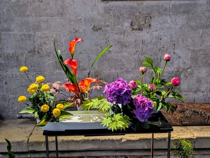 Third Master of the Ohara School of Ikebana