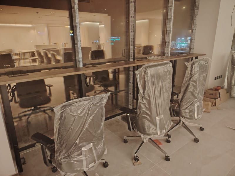 تركيب المكاتب الادارية