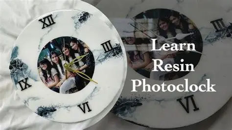 Resin Photo Clock Tutorial/ Step by step guide to make resin Picture ...